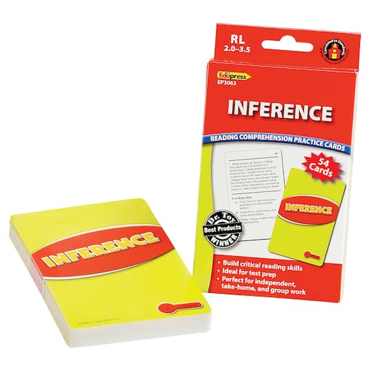 Edupress&#xAE; Inference Practice Cards, Levels 2.0-3.5